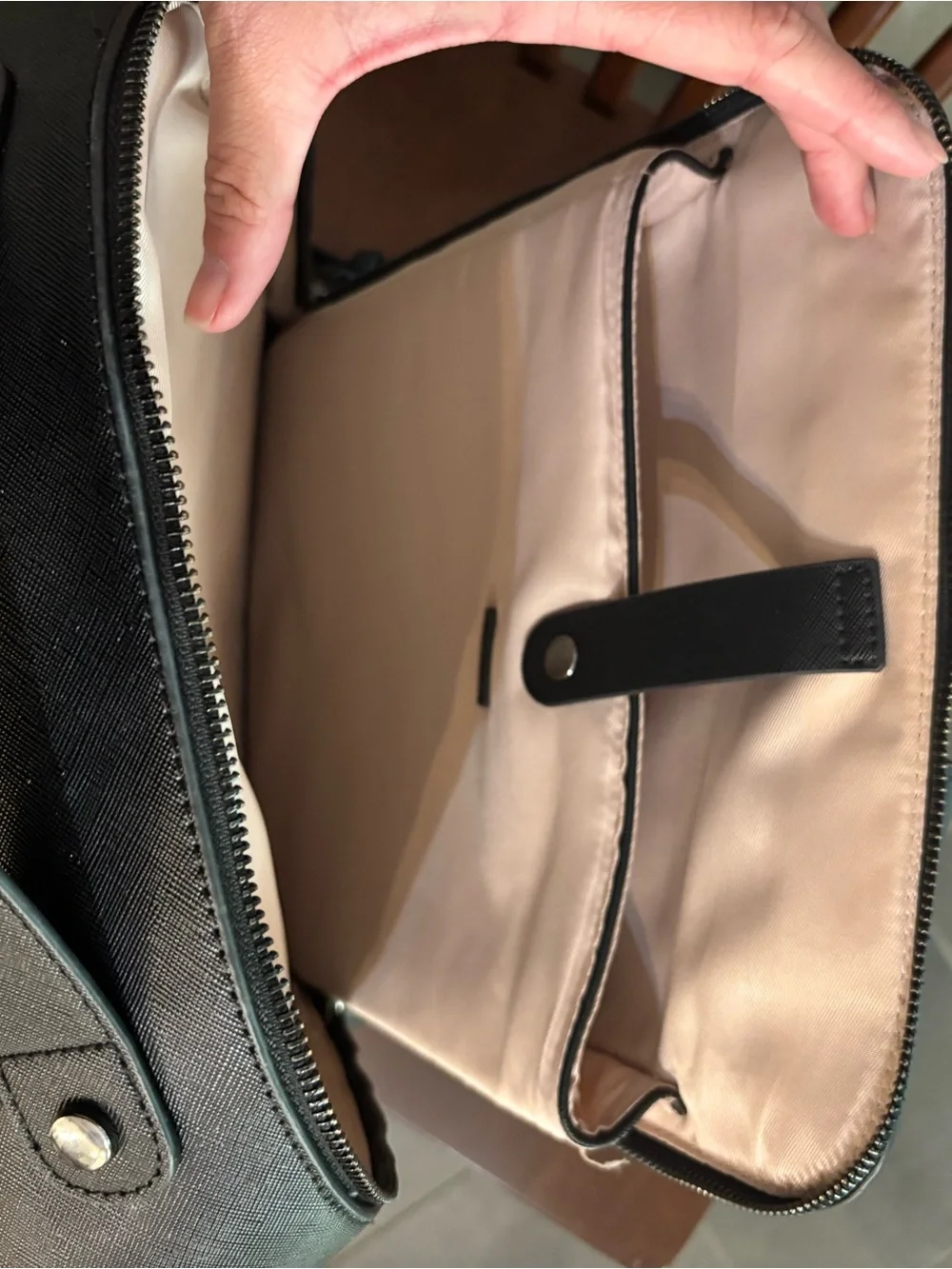 Calpak Kaya gunmetal black laptop bag in like new condition with dust bag!